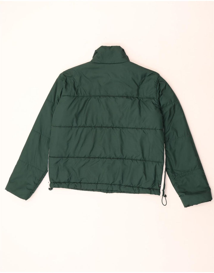 Adidas Veste rembourrée surdimensionnée pour femme UK 10 Petit Vert Polyester