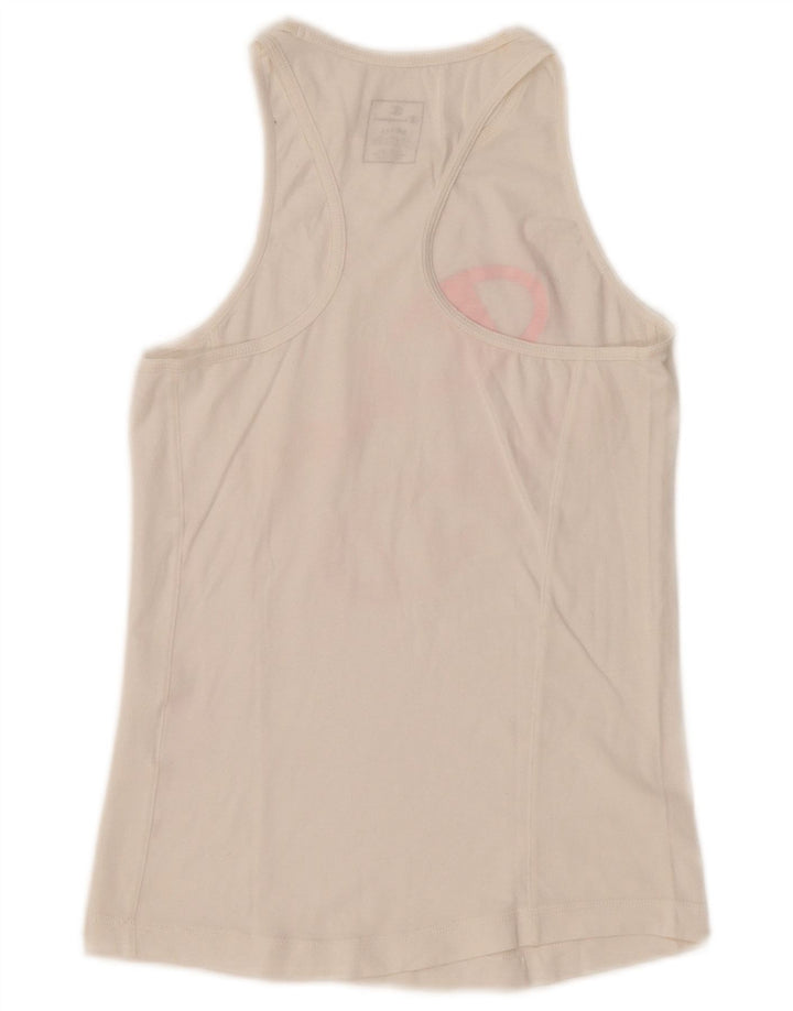 Champion Débardeur graphique pour femme UK 8 Small Blanc