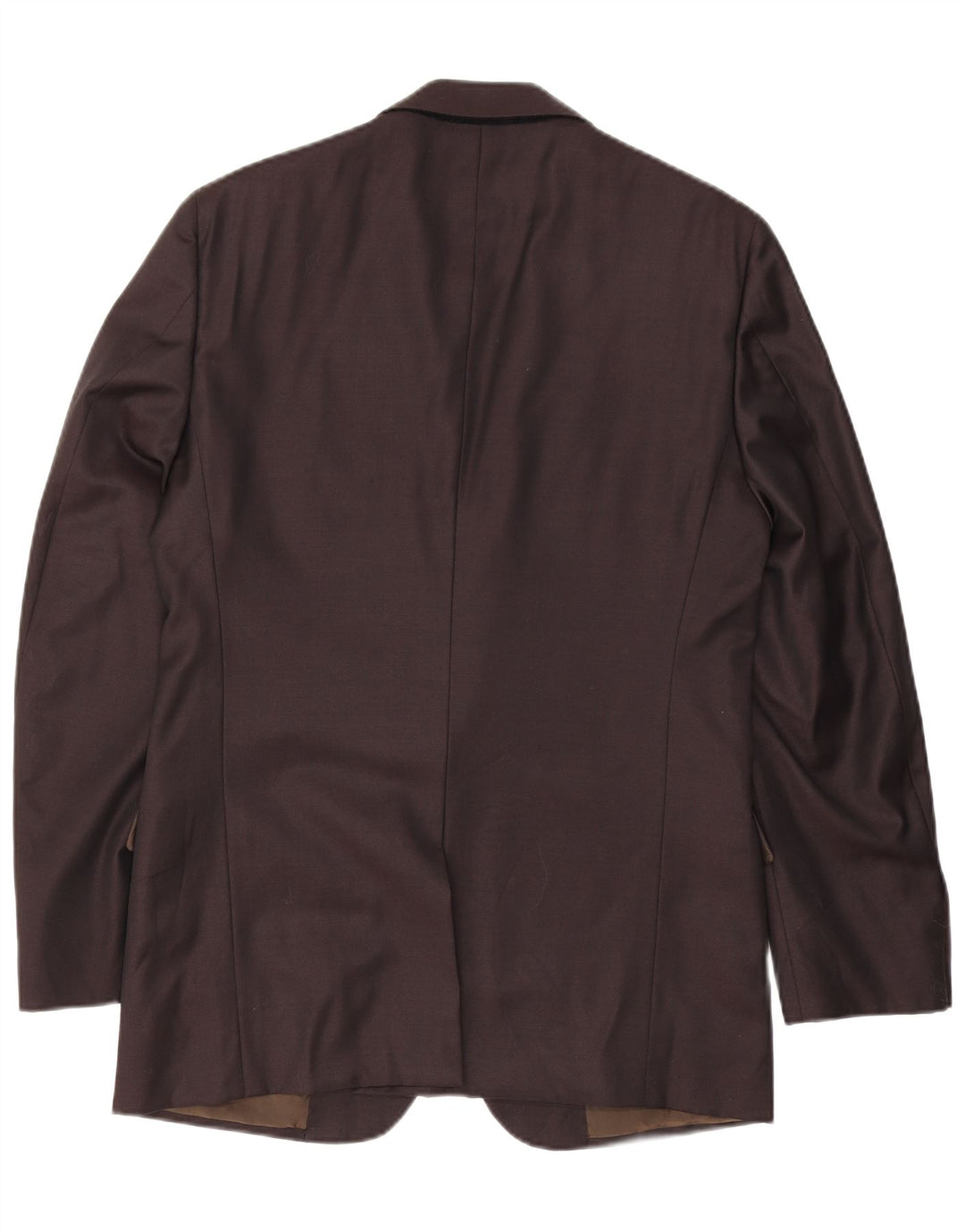Calvin Klein Veste blazer à 2 boutons pour hommes, grande laine vierge bordeaux