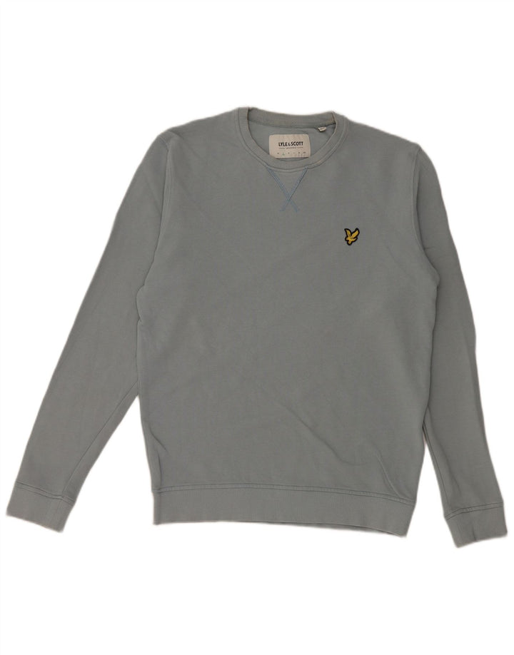 Lyle & Scott Sweat-shirt pour homme en coton bleu petit
