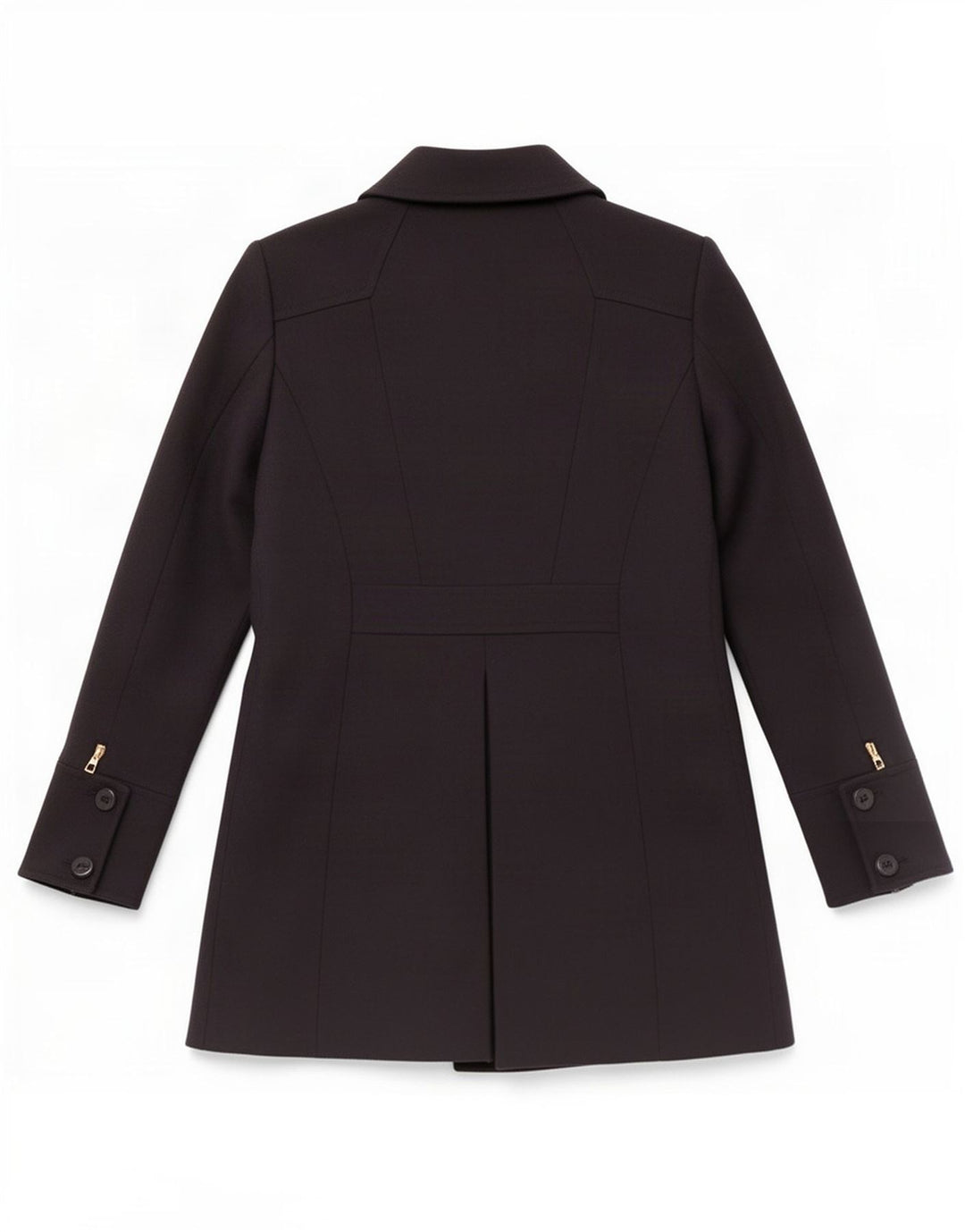 Reiss Manteau croisé pour femme UK 12 Bleu marine moyen Polyester