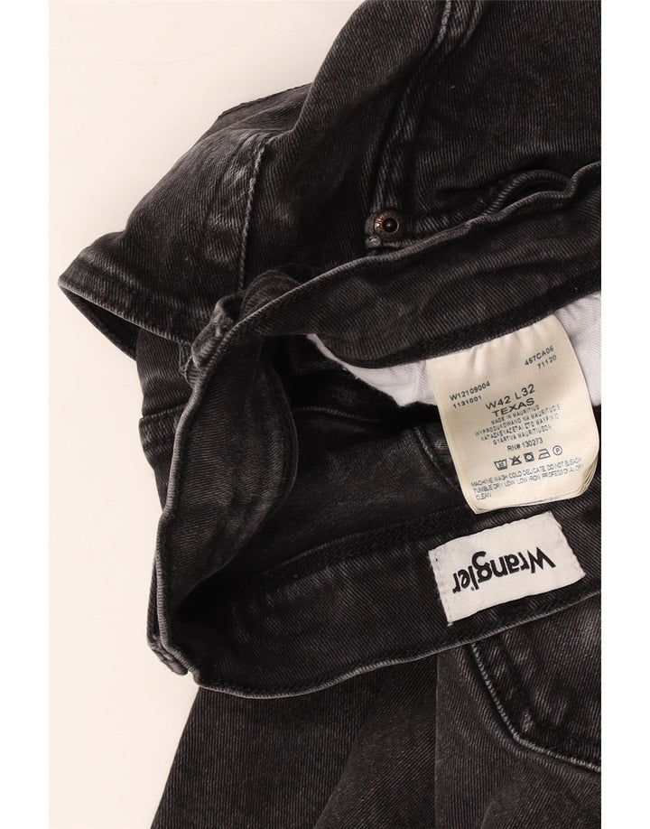 Wrangler Jean Droit Texas Homme W42 L32 Gris Coton