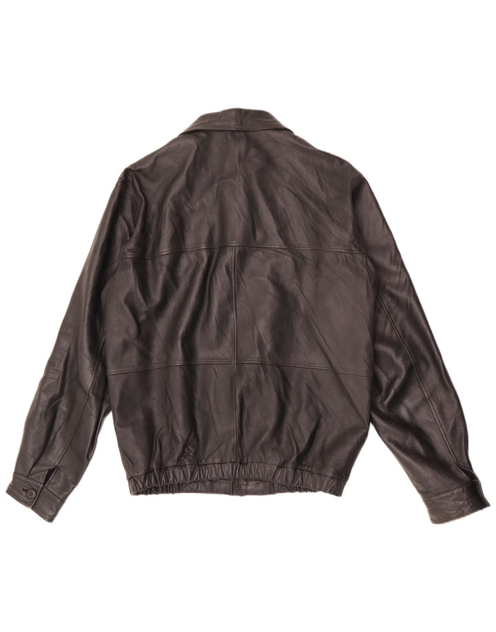 Veste en cuir Scout pour homme UK 38 Cuir noir moyen