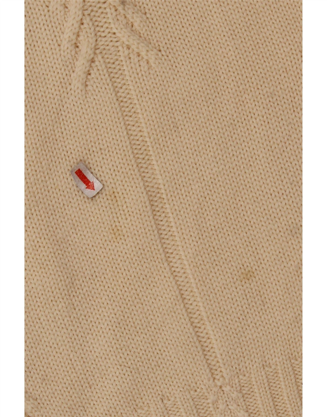 FRANCESCA Pull col roulé pour femme UK 16 Grande laine vierge beige