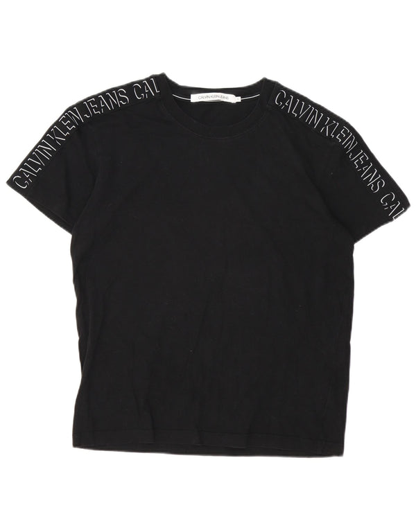 Calvin Klein Jeans T-shirt graphique pour homme, petit, noir