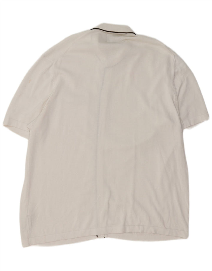 Marks & Spencer Cardigan à manches courtes pour homme 2XL Blanc Modal