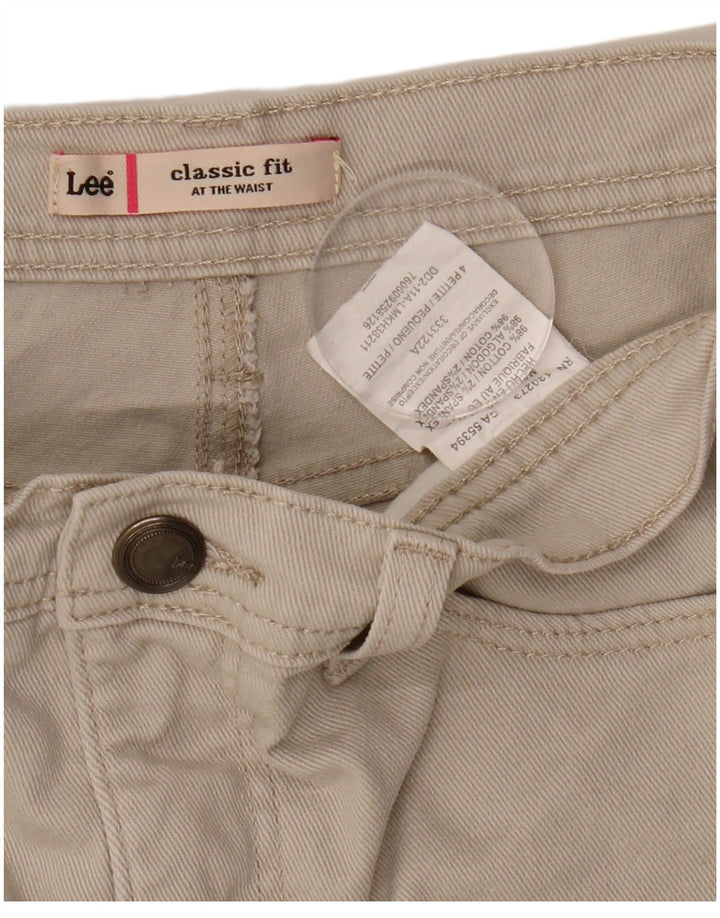 Lee Jean Capri Petite Femme US 4 Small W27 L18 Beige