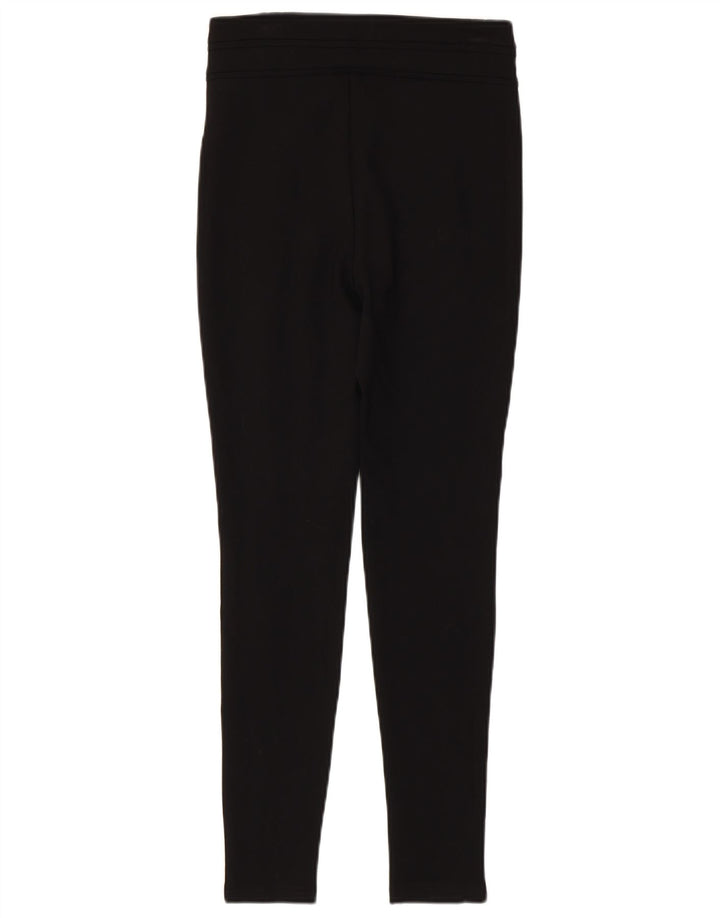 ZARA Pantalon décontracté skinny pour femme Petit W26 L27 Noir Viscose