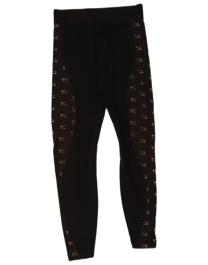 Nike Legging graphique pour femme UK 10 Petit Noir