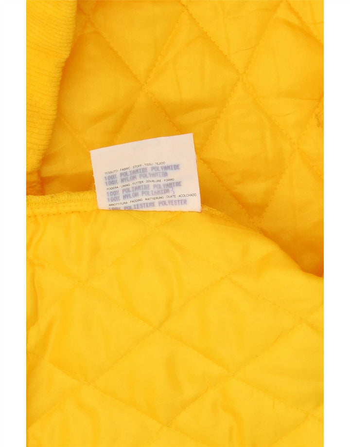 Brugi Veste matelassée pour homme UK 40 Large Jaune Polyamide