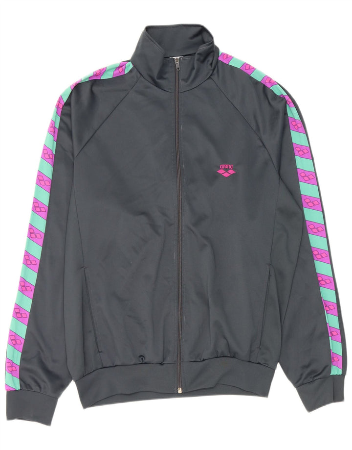 Arena Veste de Survêtement Graphique Homme Gris Moyen Colourblock