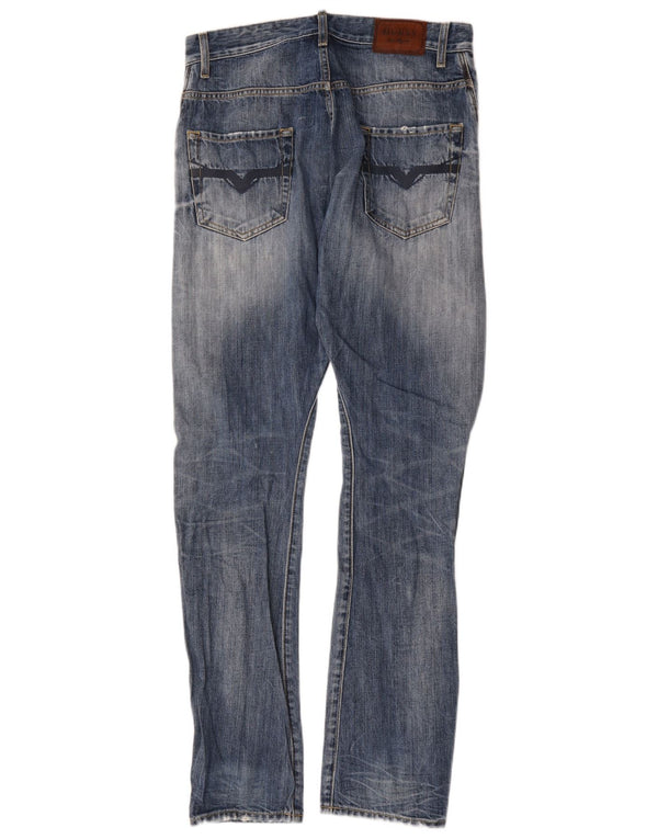 Guess Jean Slim Homme W30 L34 Bleu Coton