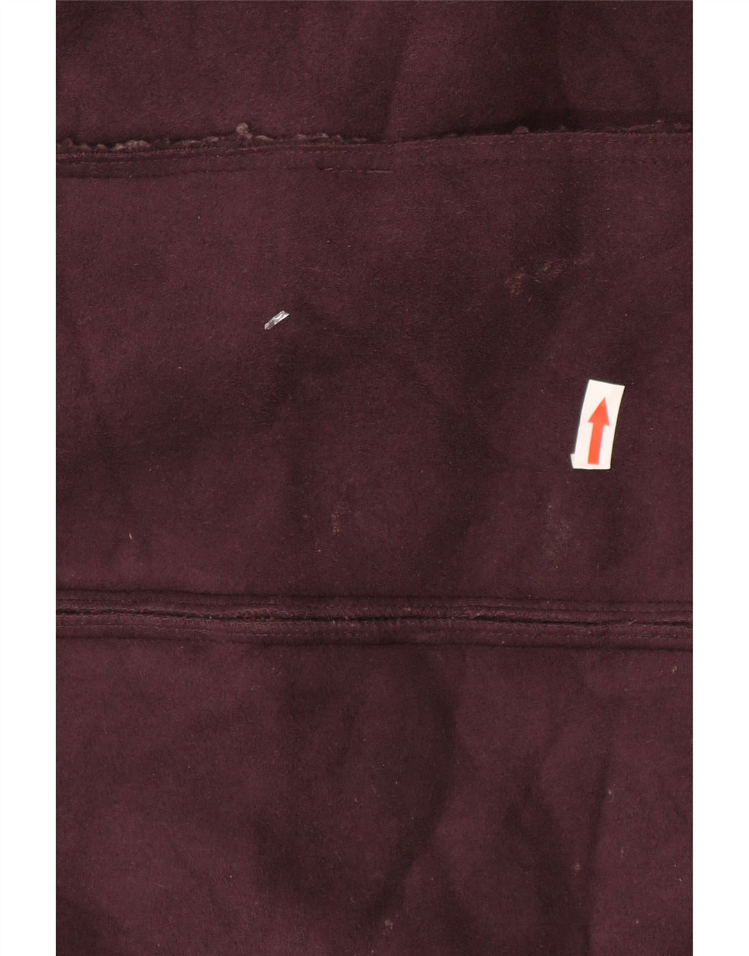 Marks & Spencer Gilet Sherpa Femme UK 12 Polyester Bordeaux Moyen