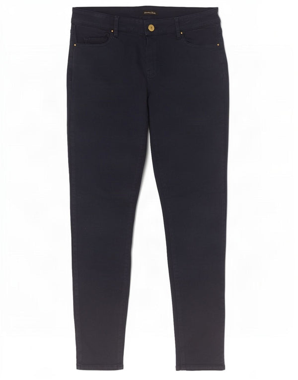 Massimo Dutti Pantalon décontracté skinny pour femme EU 40 Medium W30 L29 Bleu marine