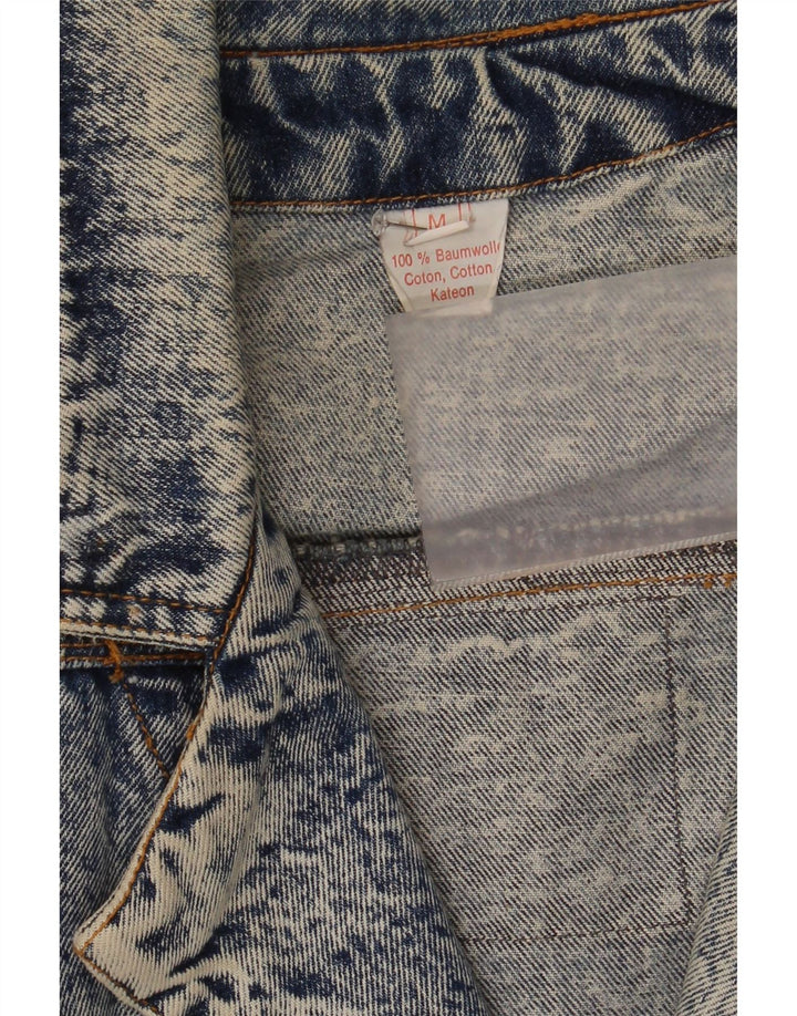 veste en denim homme vintage UK 38 coton bleu moyen