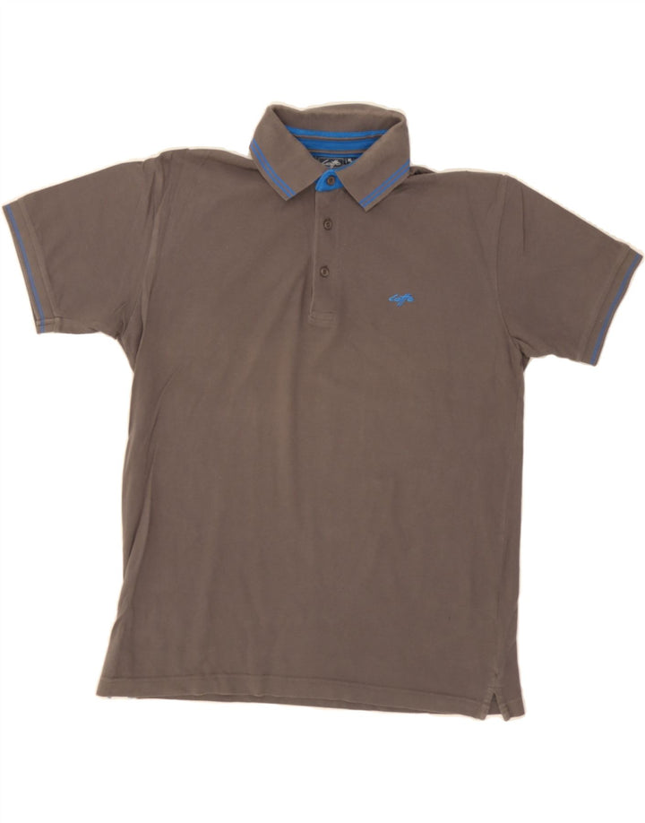 LOTTO Mens Polo Shirt XL Grey Cotton Vintage Lotto and Second-Hand Lotto from Messina Hembry 