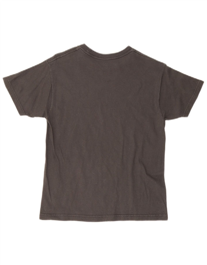 HURLEY T-shirt graphique coupe classique pour femme UK 18 gris moyen en coton