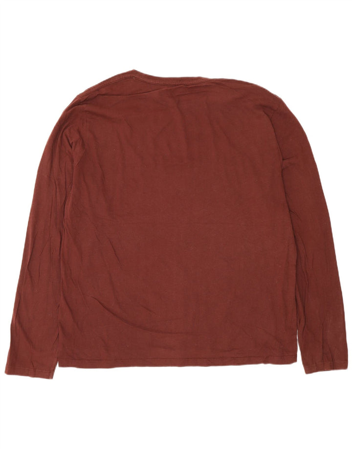 All Saints Haut Homme Manches Longues 2XL Marron Coton