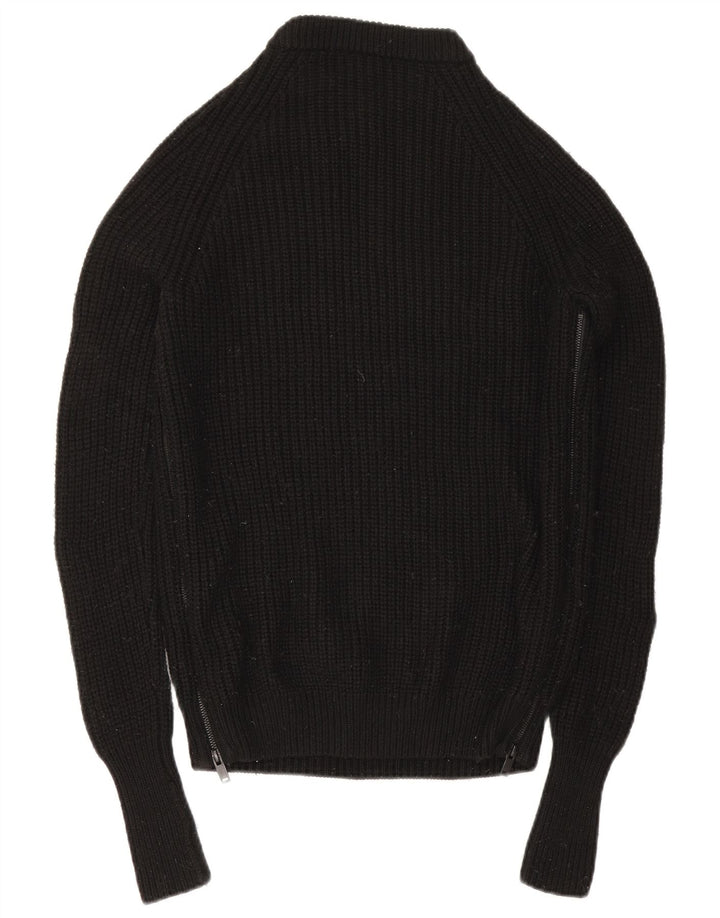 Cos Pull à col rond pour homme XS en laine noire
