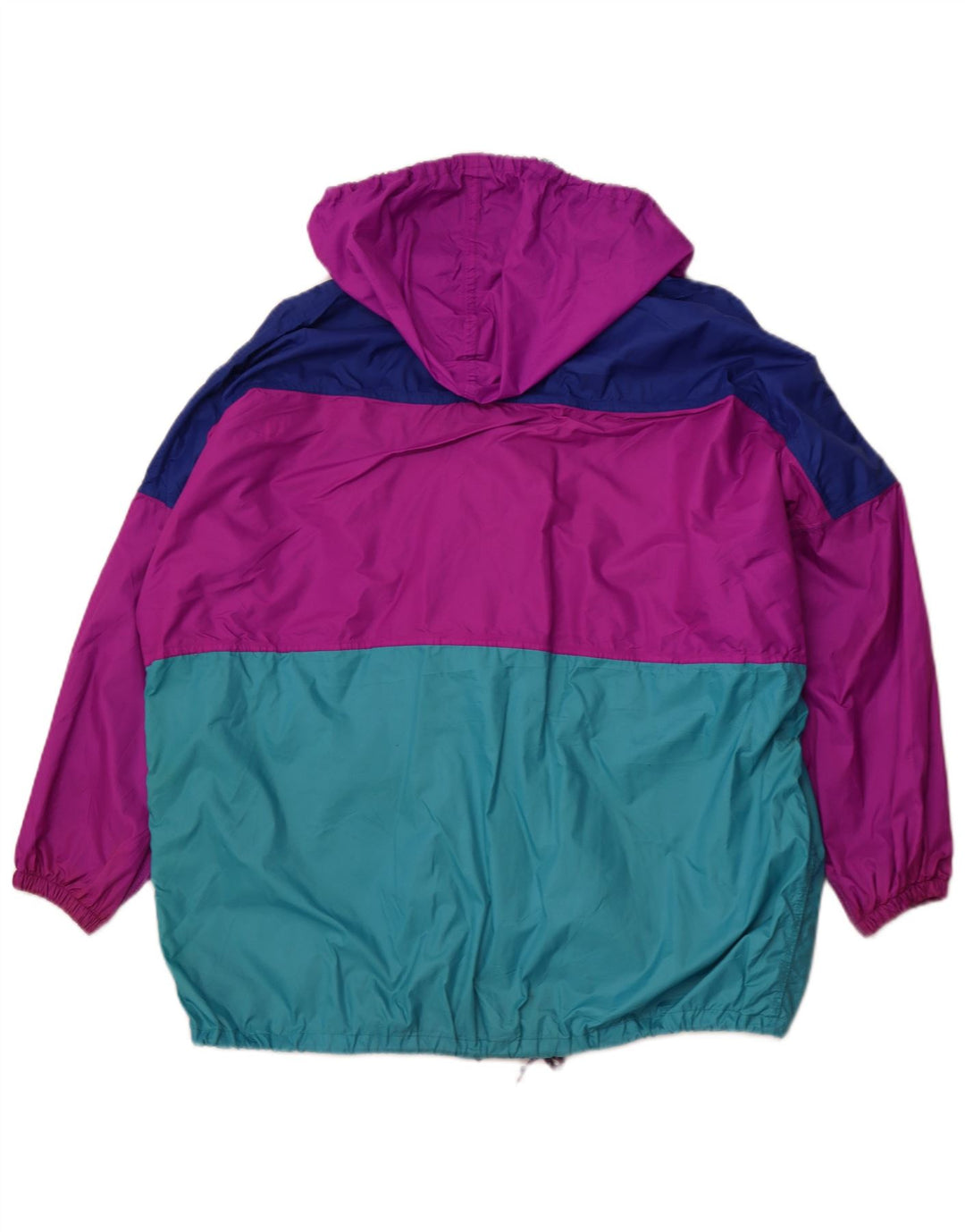 J JEANTEX Veste de pluie à capuche pour femme UK 44/46 2XL Violet Colourblock