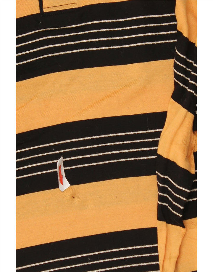 Polo Homme Pierre Cardin Coton Rayé Jaune Moyen