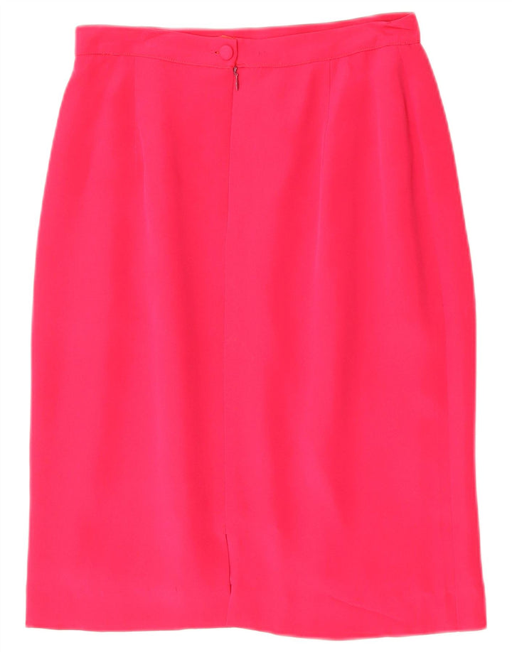 jupe crayon femme vintage W28 rose moyen