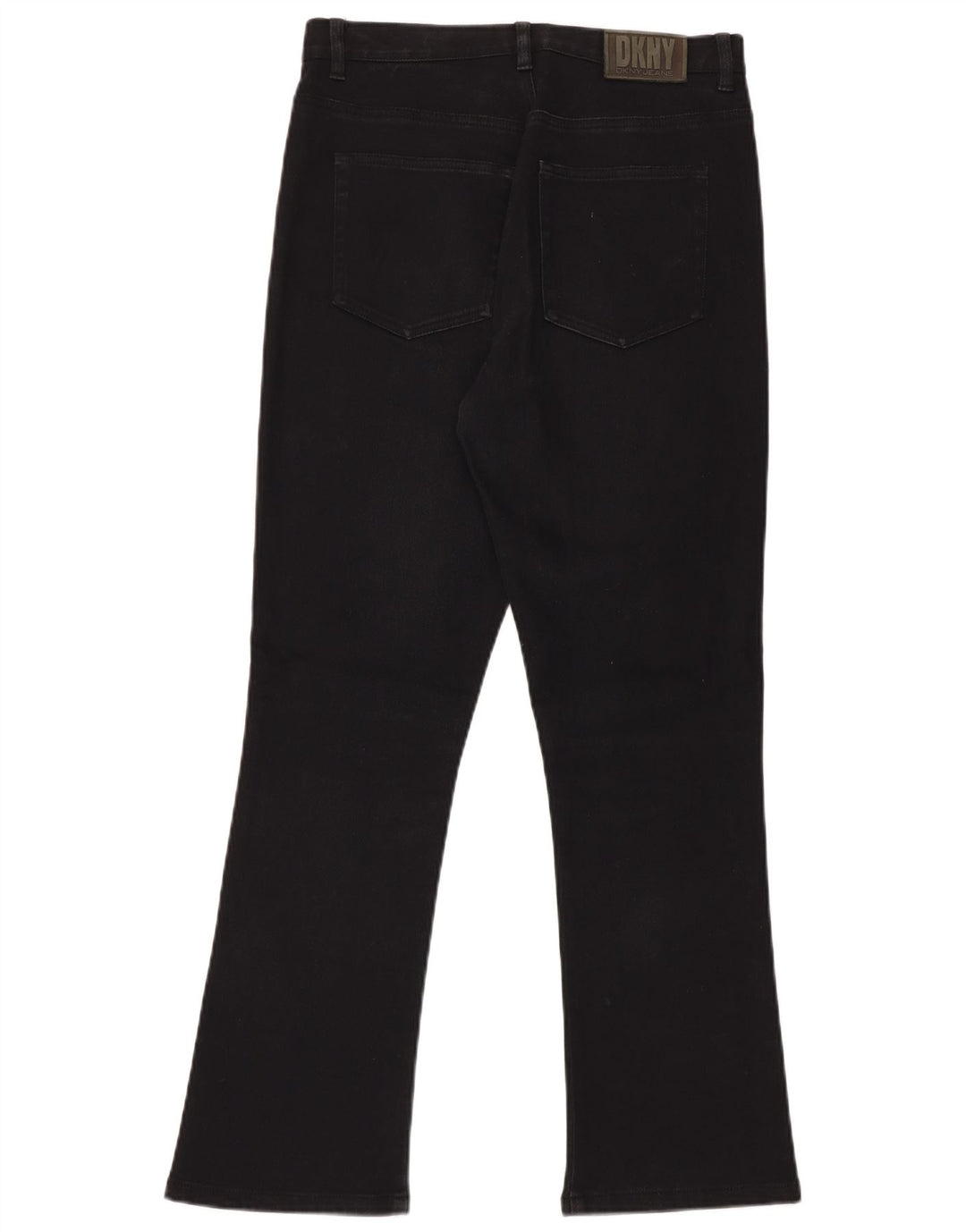 DKNY Jean Bootcut Femme US 10 Large W30 L30 Coton Noir