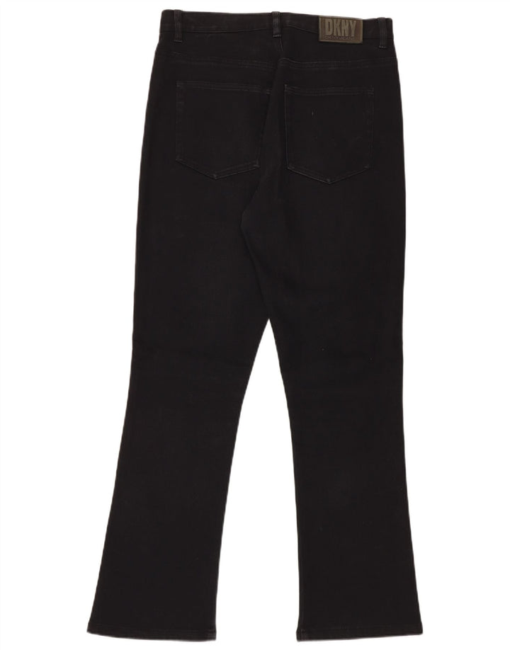 DKNY Jean Bootcut Femme US 10 Large W30 L30 Coton Noir