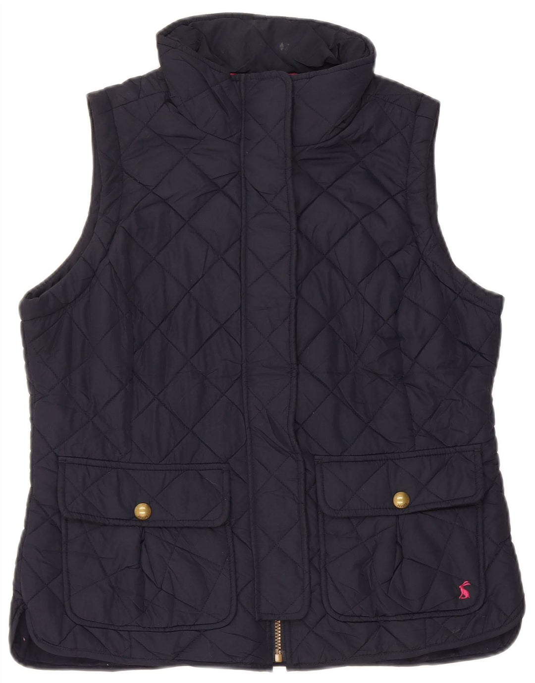 Joules Gilet matelassé pour femme UK 14 Large Bleu Marine Polyester