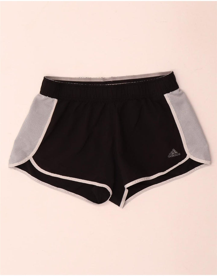 Adidas Short de sport pour femme UK 14 Polyester color block noir moyen