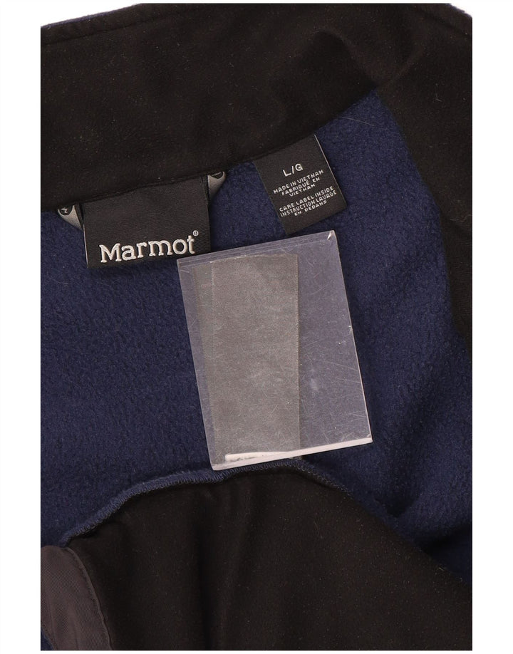 MARMOT Veste Polaire Homme UK 40 Large Bleu Marine Polyester