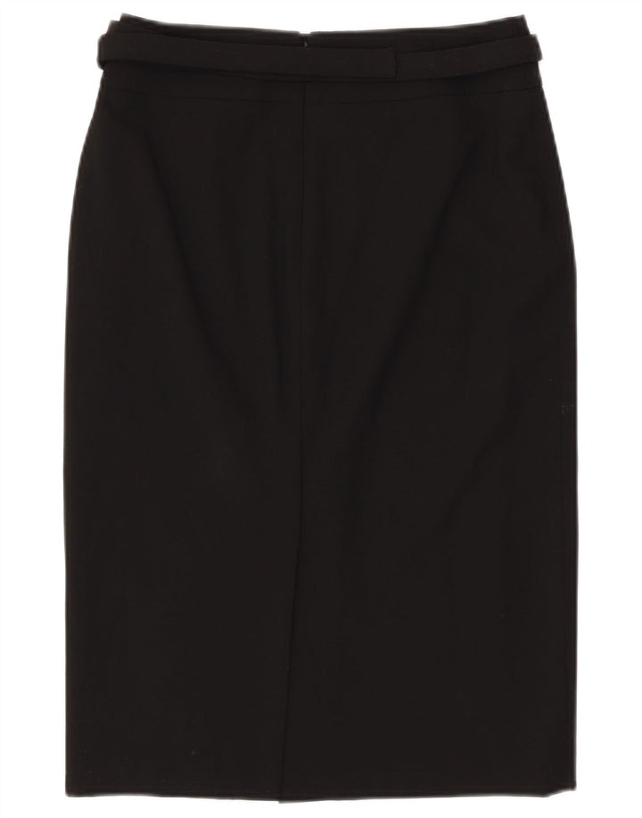 CALVIN KLEIN Jupe crayon femme US 2 XS W28 Noir Polyester