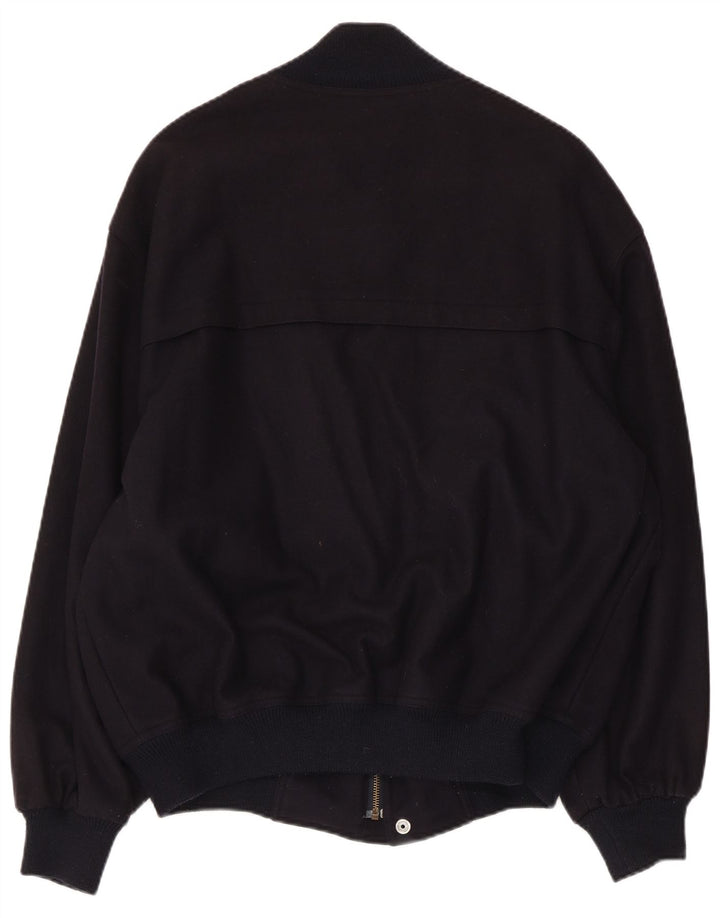 WHITE SAILS Blouson Bomber Homme IT 54 2XL Bleu Marine Laine