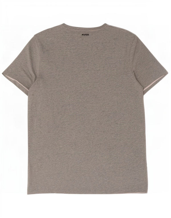 Hugo Boss Haut T-Shirt Homme Gris Moyen