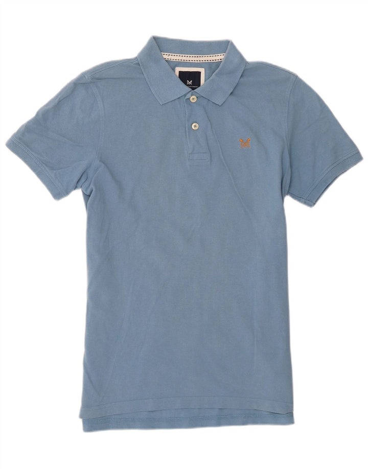 Crew Clothing Polo Homme Bleu Moyen Coton