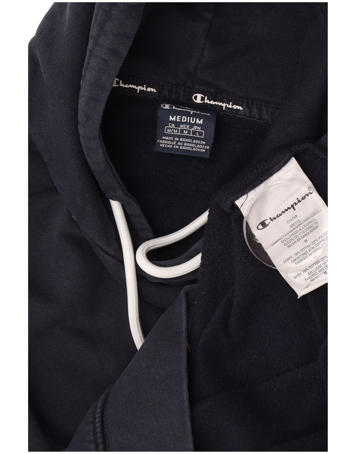 Champion Pull à Capuche Homme Bleu Marine Moyen Coton