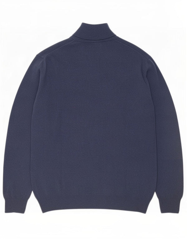 Conte of Florence Pull col zippé pour homme 2XL Bleu marine