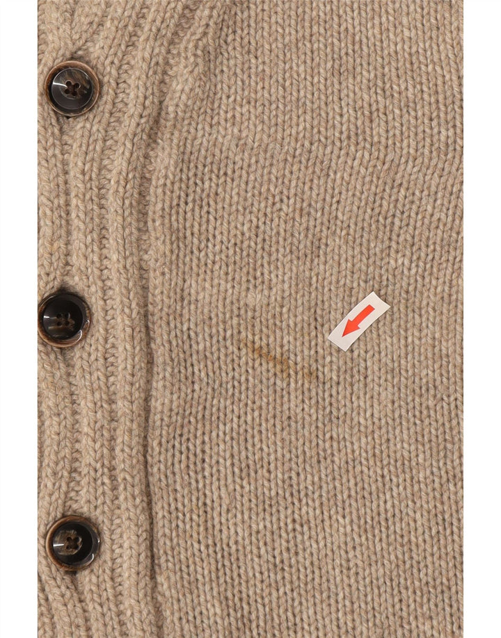 Massimo Dutti Cardigan Homme Pull XL Beige Laine