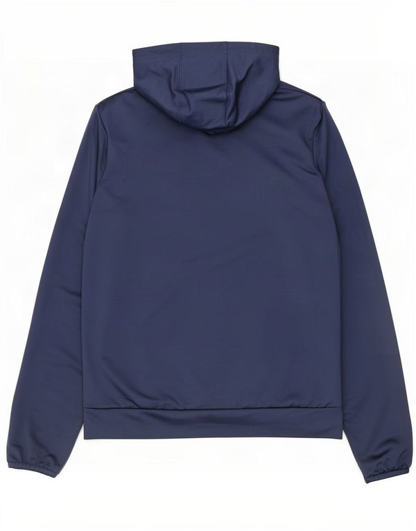 Puma Pull à capuche zippé pour femme UK 14 Bleu marine moyen