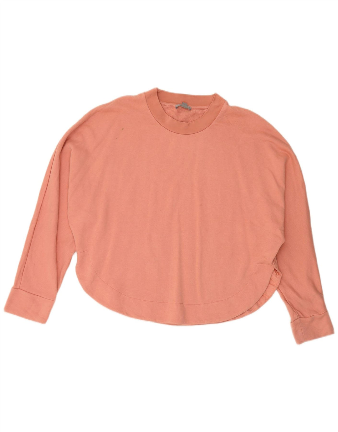 COS Sweat-shirt court surdimensionné pour femme UK 10 Petit coton rose