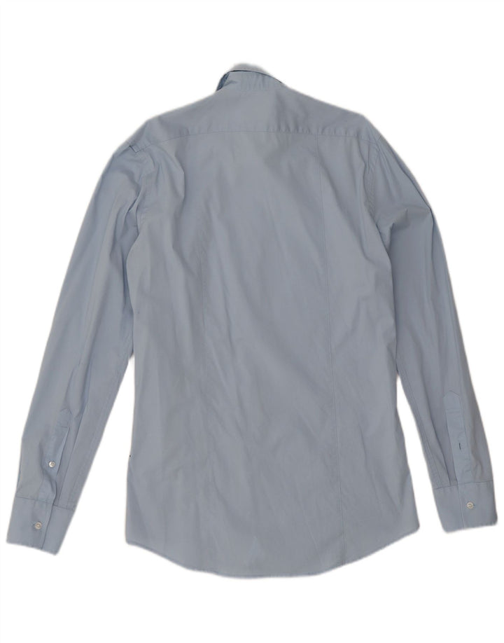 Calvin Klein Chemise Slim Fit Homme Bleu Moyen Coton