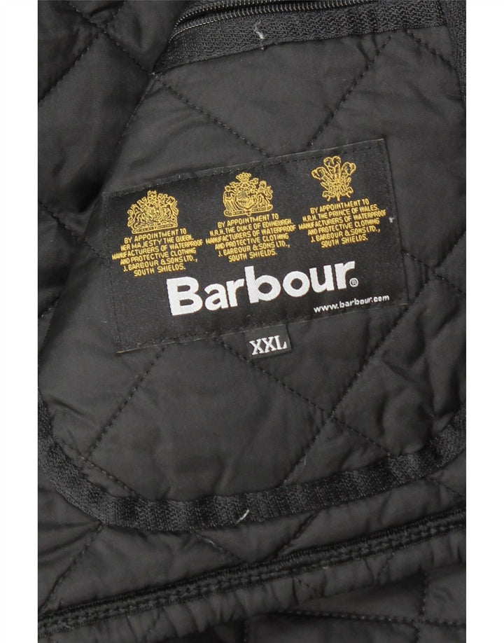 BARBOUR Veste matelassée pour femme UK 20 2XL Noir Polyamide