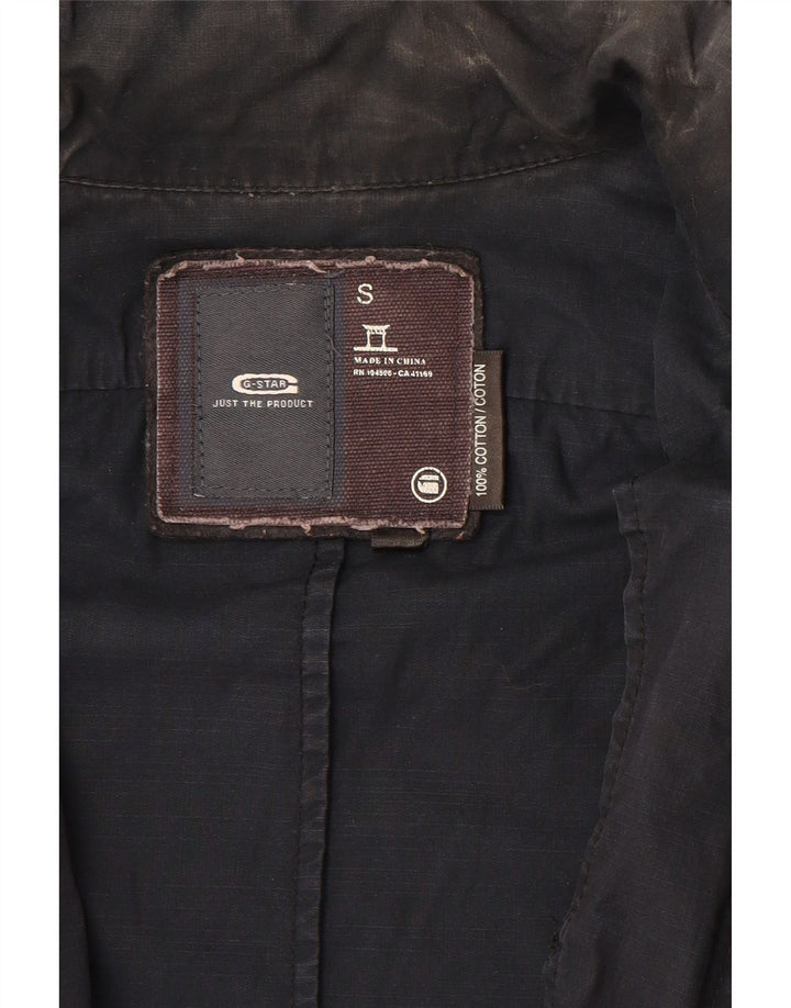 G-Star Homme Veste Militaire Petit Bleu Marine Coton