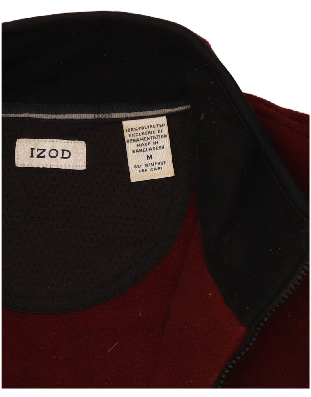Izod Veste Polaire Homme Bordeaux Moyen Polyester