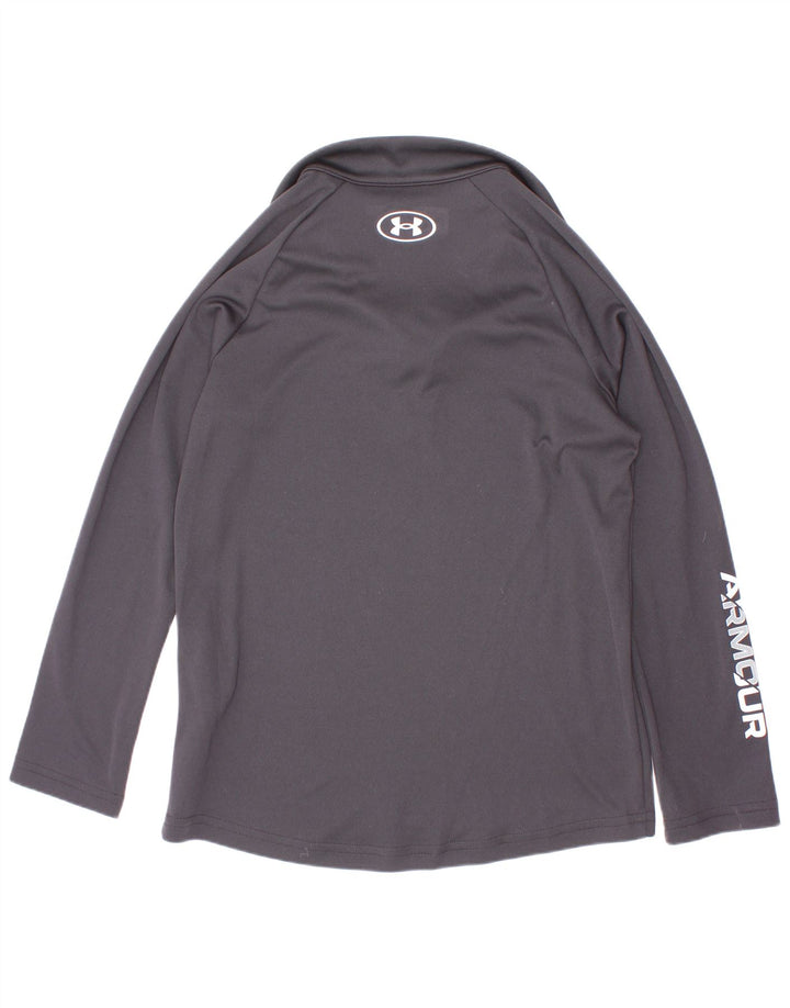 Under Armour Haut de survêtement graphique pour garçon 7-8 ans Petit Noir