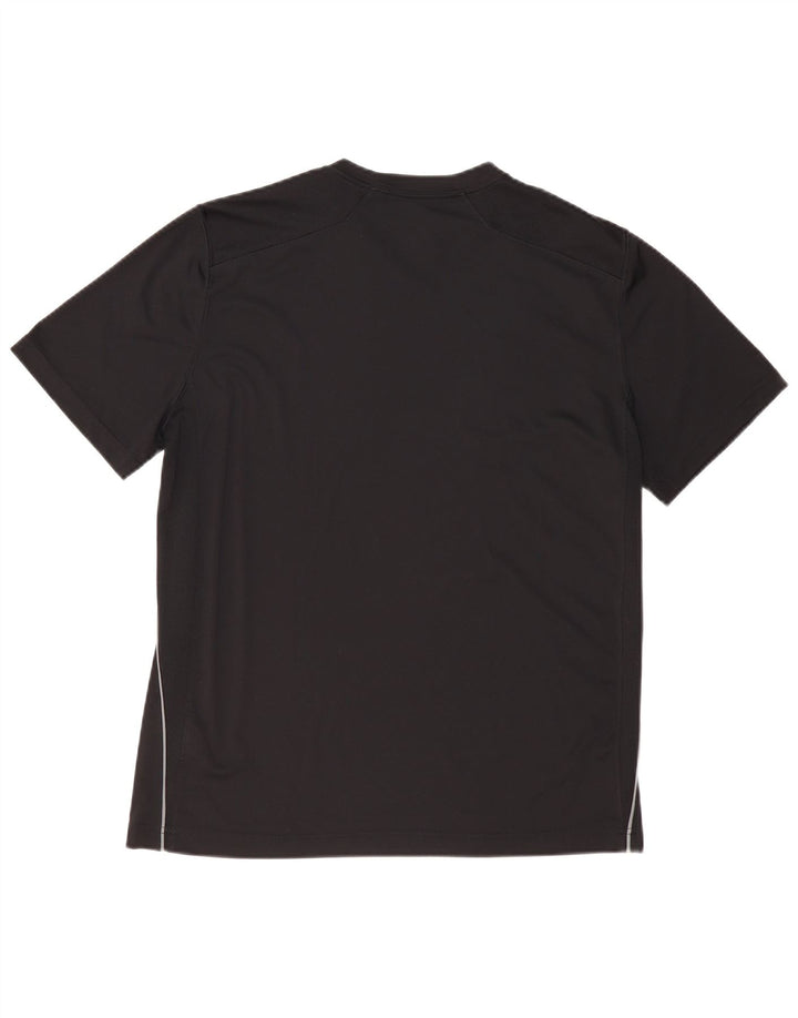 NIKE Hommes Dri Fit T-Shirt Haut Grand Noir Polyester