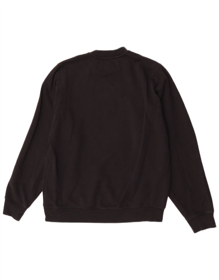 Diesel Sweat-shirt graphique pour hommes Petit coton noir