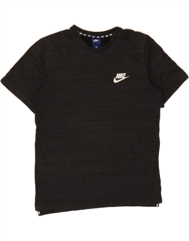 NIKE Mens T-Shirt Top Medium Grey Flecked Cotton Vintage Nike and Second-Hand Nike from Messina Hembry 