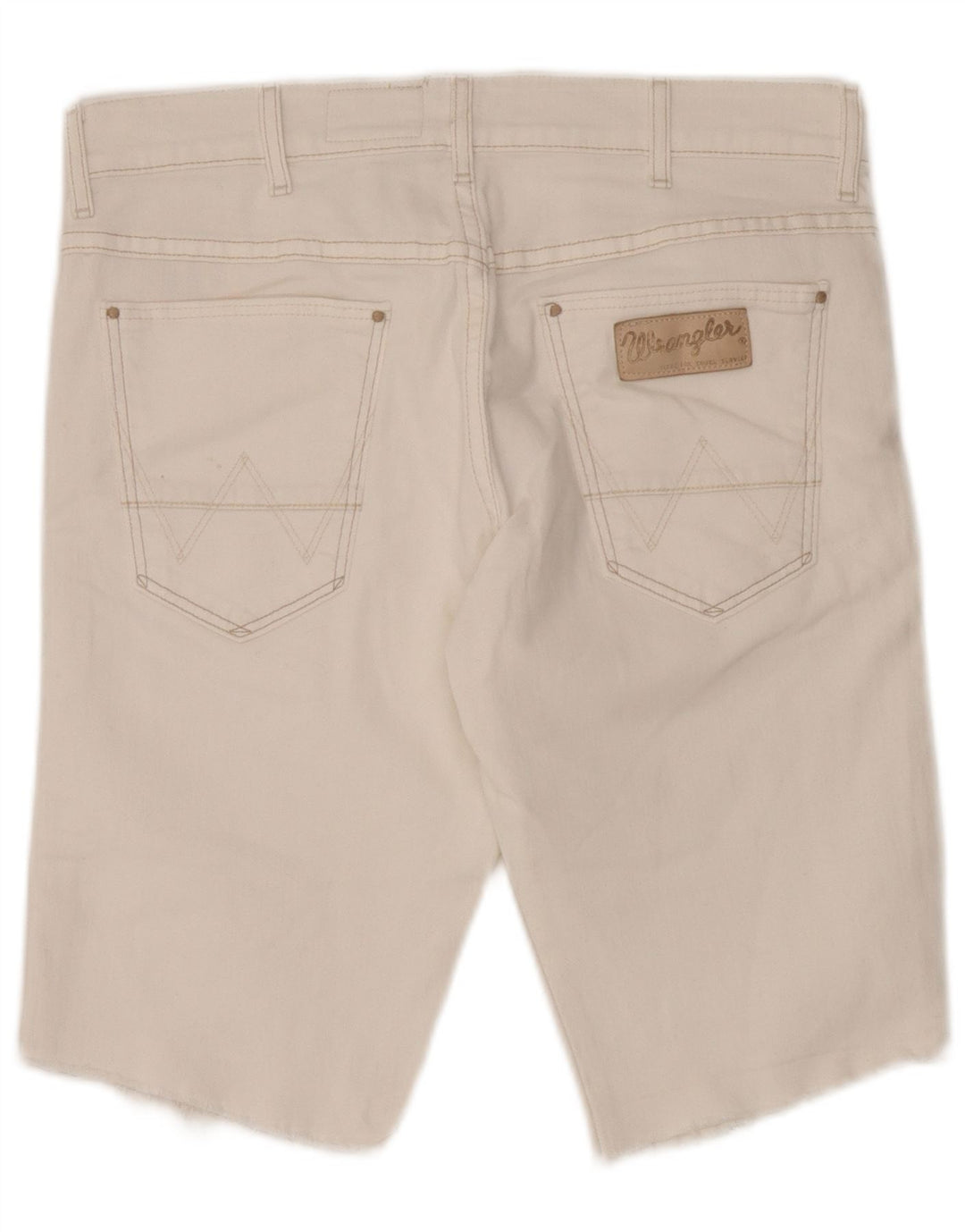 Wrangler Short en jean Vegas W31 pour homme en coton blanc moyen