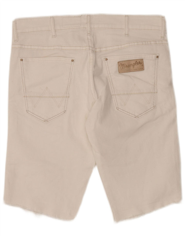 Wrangler Short en jean Vegas W31 pour homme en coton blanc moyen